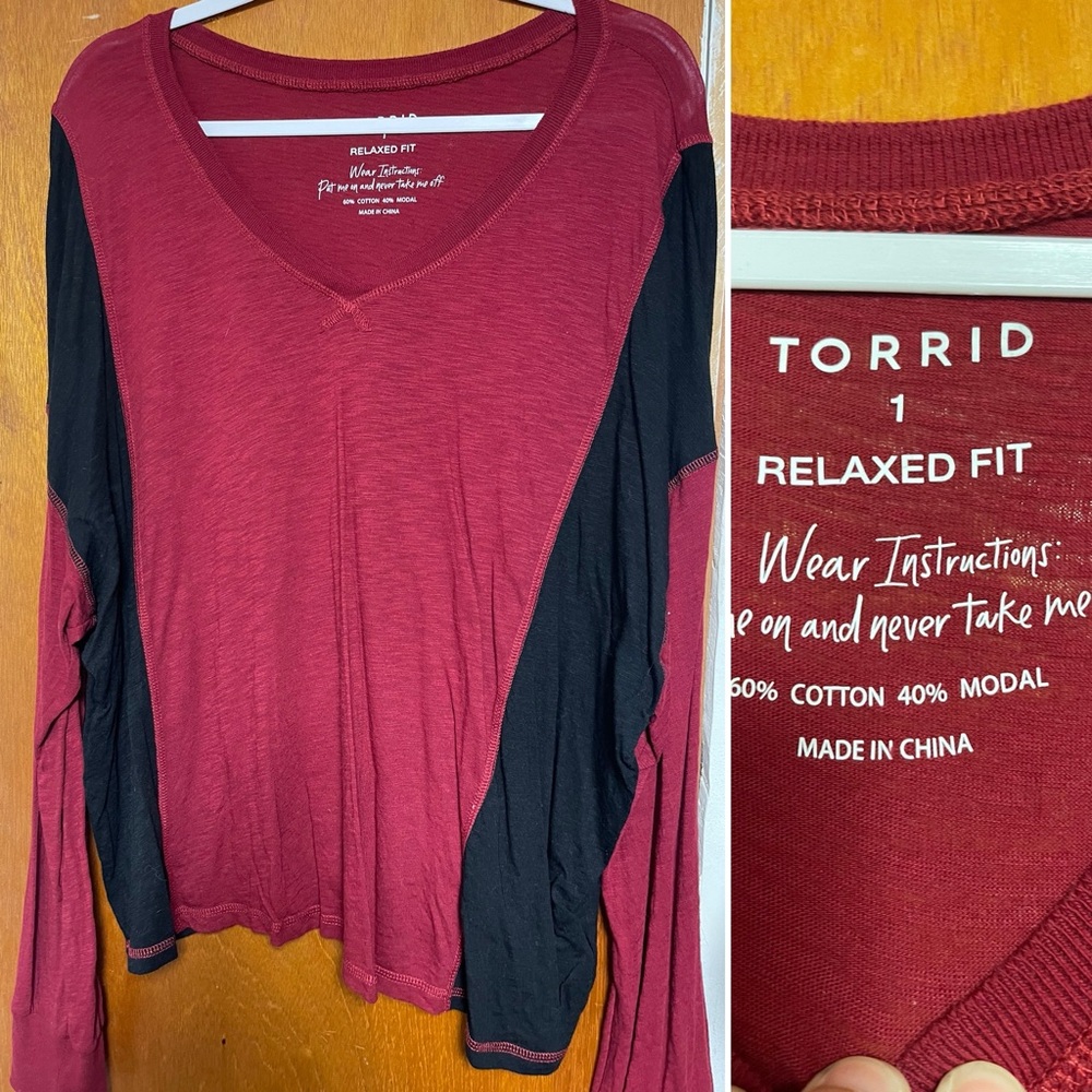 Torrid top, size 1
